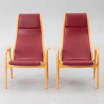 Yngve Ekström, Armchairs, a pair, “Lamino”, Swedese.