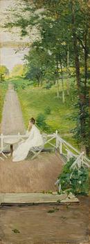 Richard Bergh, "Sommarnatt vid Ösbyholm i Uppland. Månuppgång”.