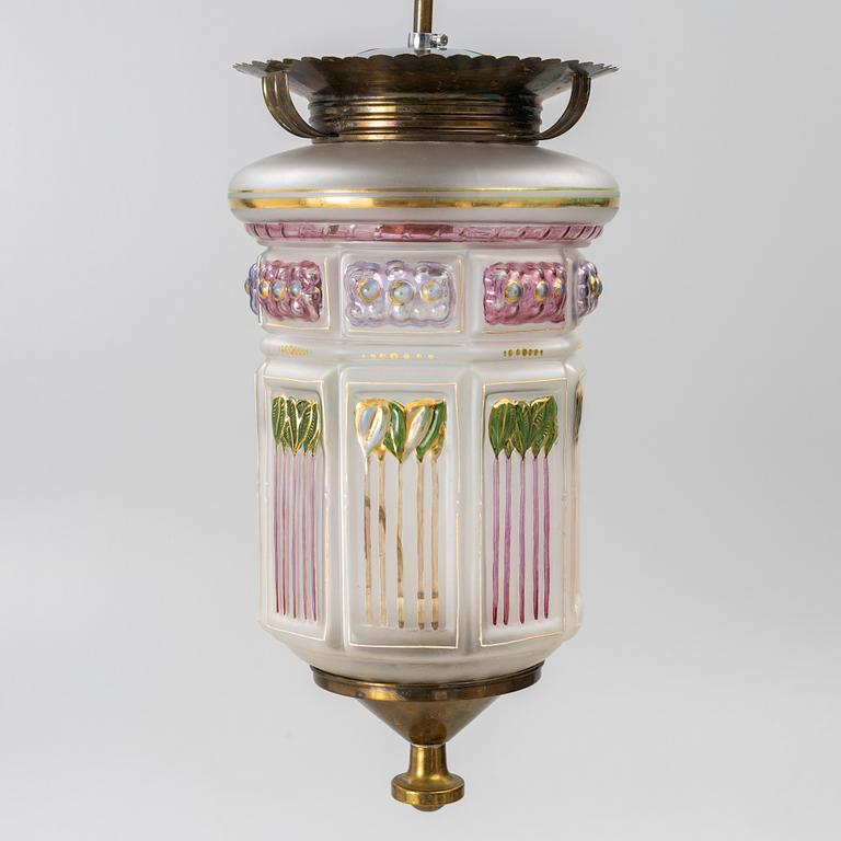An early 20th century ceiling lamp.