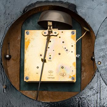 A wall clock in gustavian style, marked Rob. Engström, Stockholm, mid 20th century.