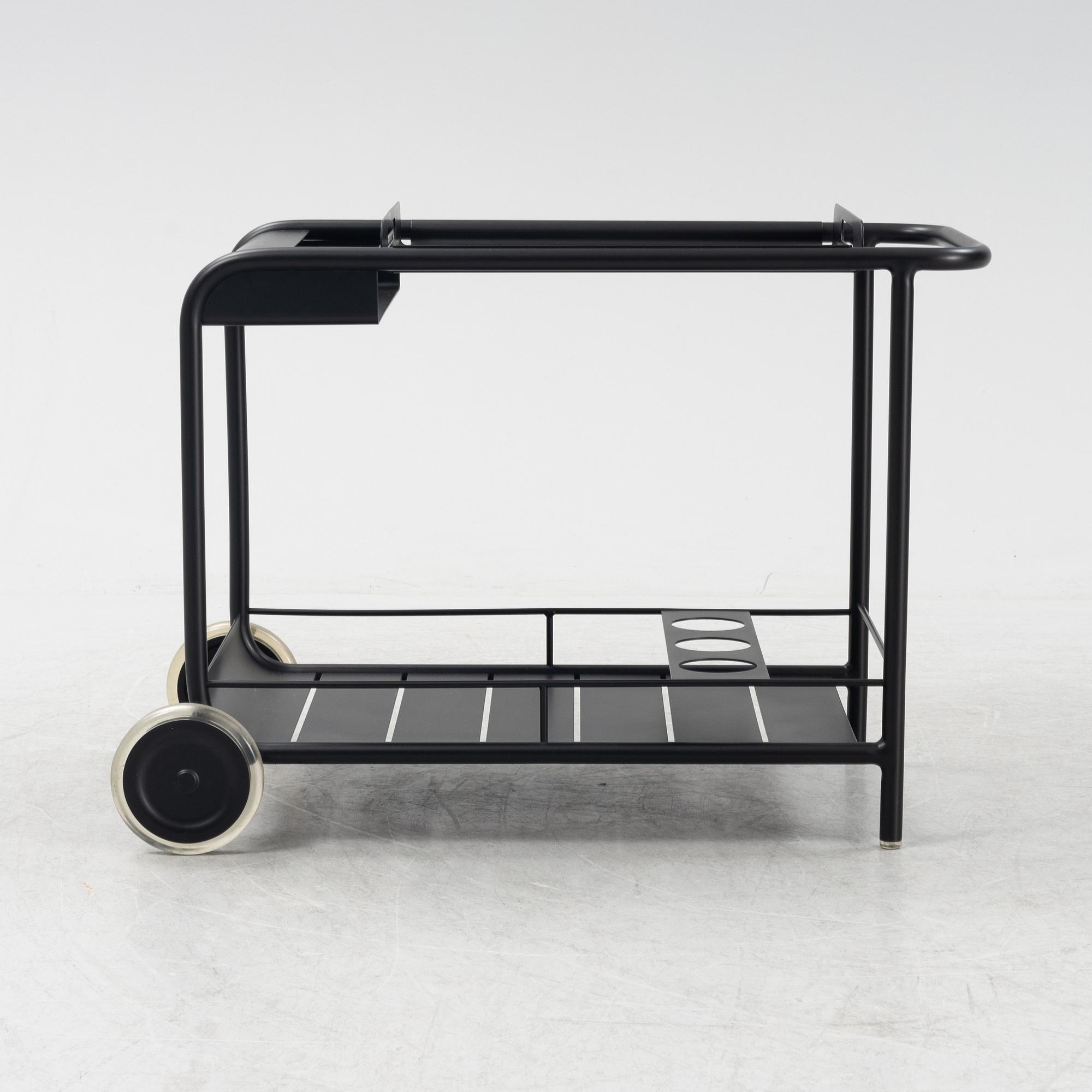 A 'Luxembourg' serving trolley by Frédéric Sofia for Fermob.
