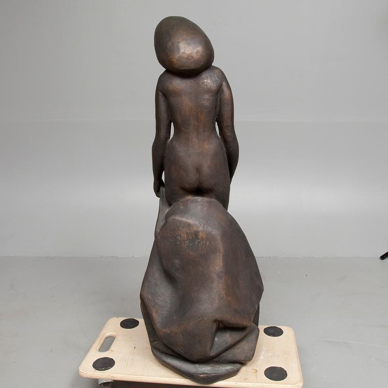 OKÄND KONSTNÄR, skulptur, brons, 1980-tal.