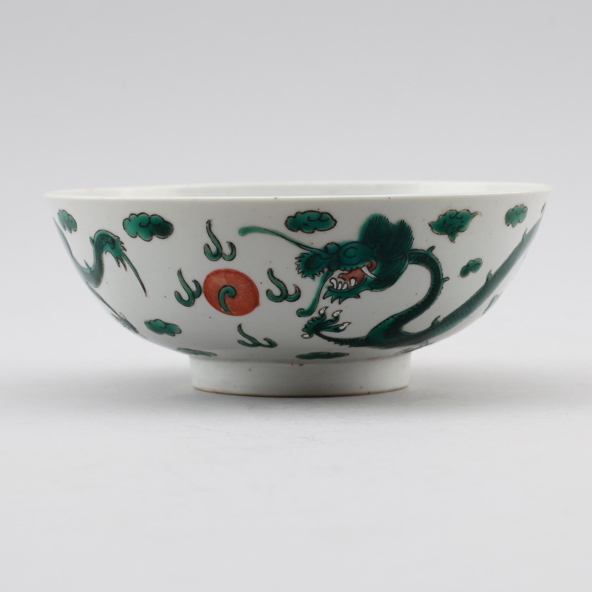 SKÅL, porslin, Kina, sannolikt 1900-tal.