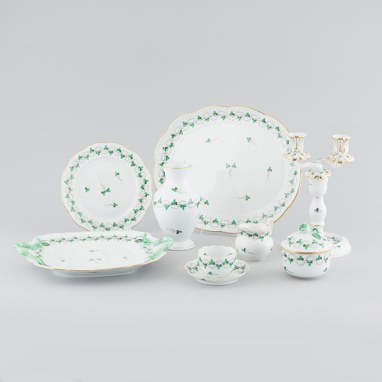 SERVISDELAR, 20 st, porslin, Herend, 1900-tal.