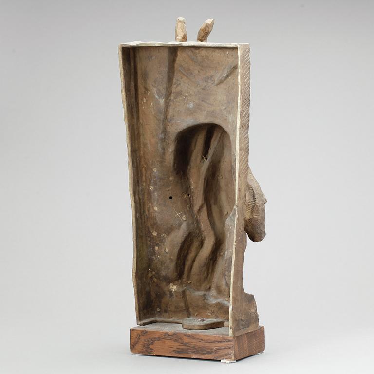 JOHN LUNDQVIST, bronsskulptur, signerad John Lundqvist. Gjutarstämplar E. Pettersson Fud.