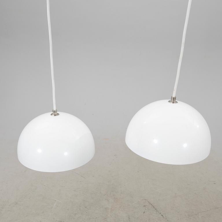 Verner Panton, a pair of "Flowerpot" ceiling pendants.