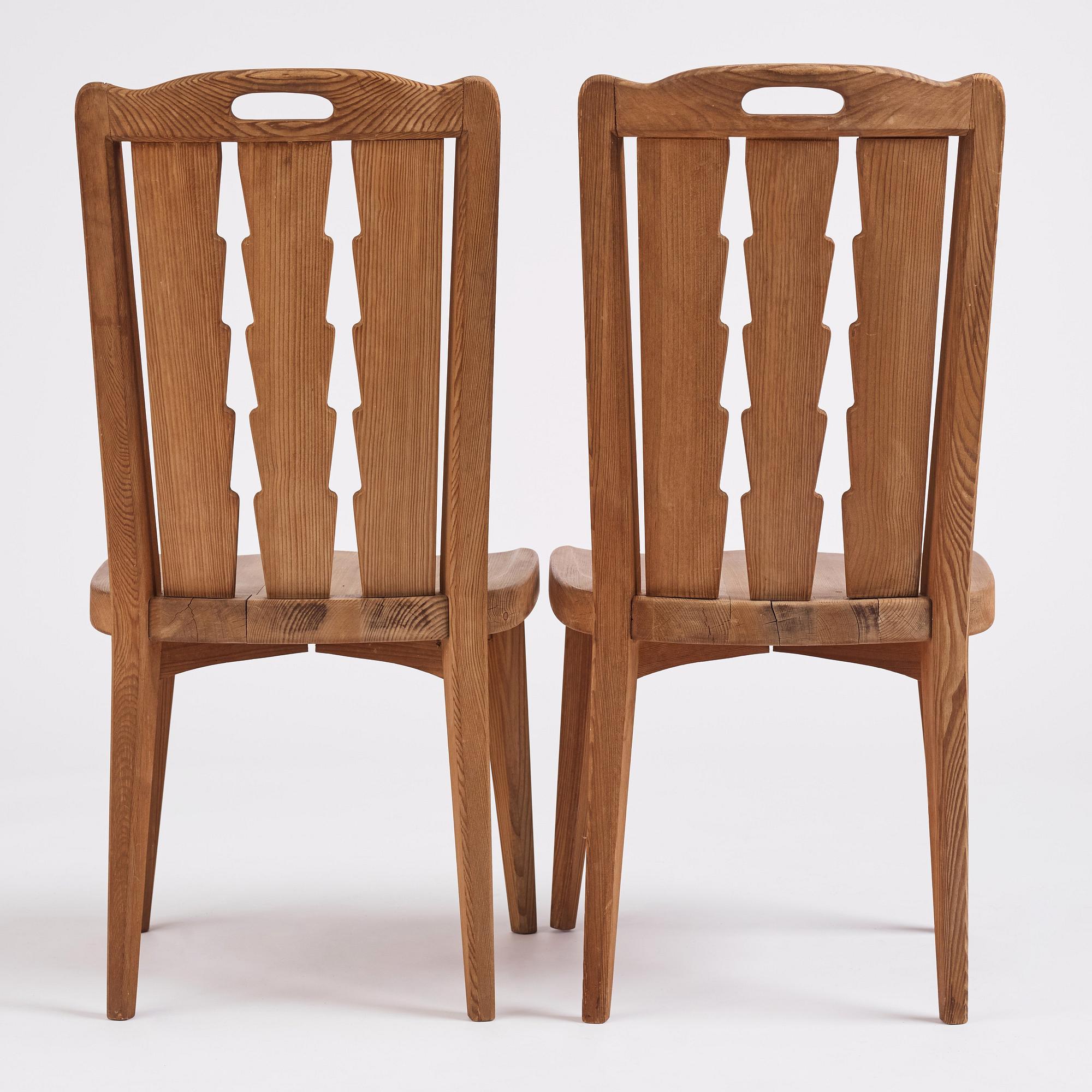 Nordiska Kompaniet, stolar, ett par, "Ekerö", ca 1947, Swedish Modern.