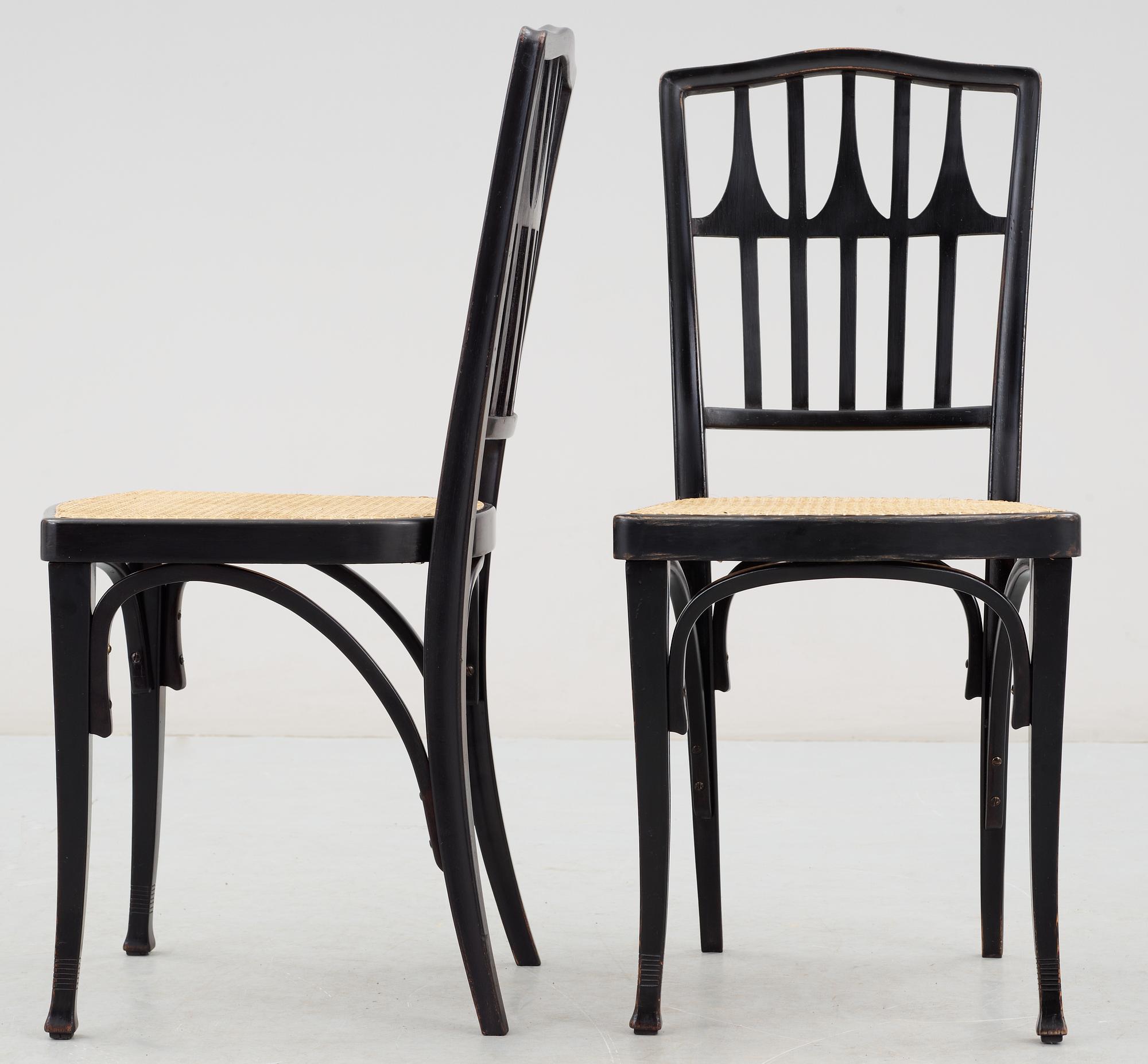 STOLAR, ett par, Gustav Siegel, J & Kohn, Österrike, 1900-talets början.