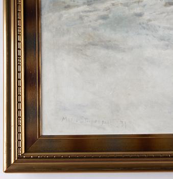 Mosse Stoopendaal, olja på duk, signerad och daterad -31.