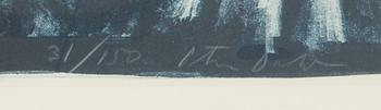 Peter Dahl, lithograph, signed and numbered 31/150.