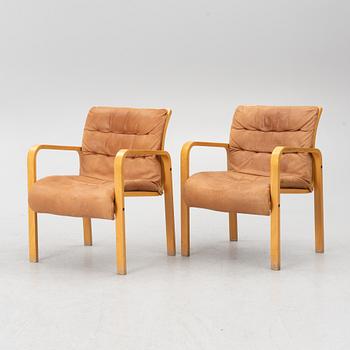 Armchairs, a pair, Duxiana "Cosmos", Ruud Ekstrand for DUX.