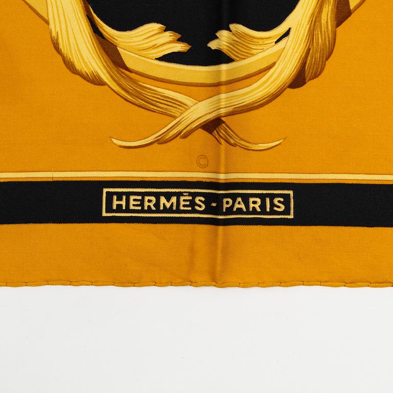 Hermès, scarf, "Couronnes"/"Crowns".