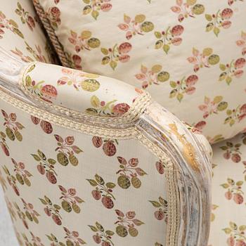 Soffa, gustaviansk, 1700-tal.