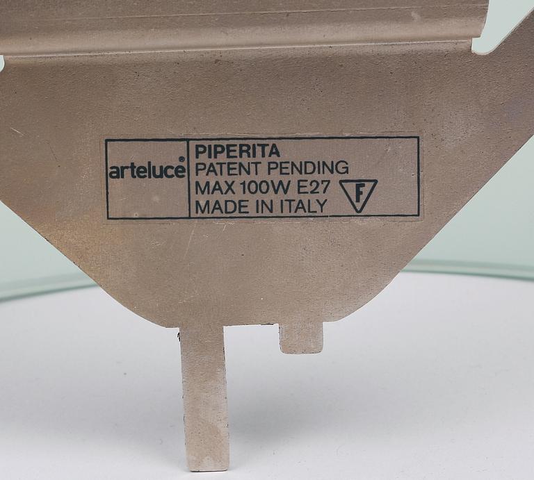 VÄGGARMATURER, ett par, "Pipertia", Arteluce, Italien.