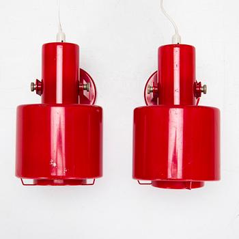 Lisa Johansson-Pape, a pair of 1960s wall lights '13-017' for Stockmann Orno.