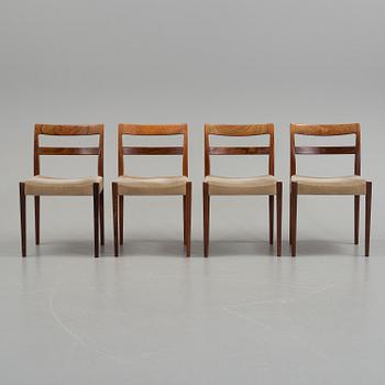 A dining table and four chairs by Nils Jonsson, Troeds Bjärnum.