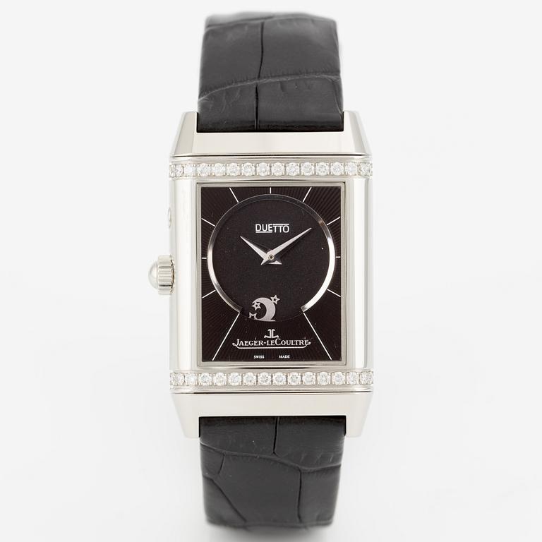 Jaeger-LeCoultre, Reverso Duetto Duo, wristwatch, 40.2 x 25 mm.