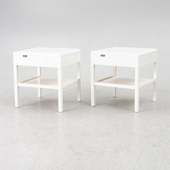 Nordiska Kompaniet, a pair of bedside tables, second half of the 20th century.