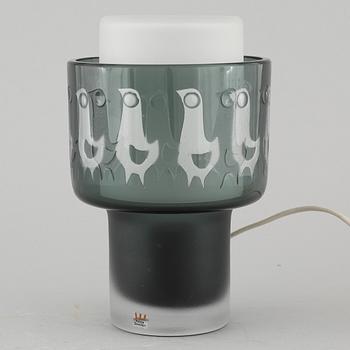 OVE SANDBERG, bordslampa, Kosta, 1900-talets andra hälft.