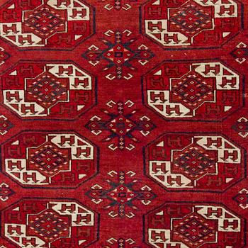 Matto, kelim, antiikki. 373x220cm.