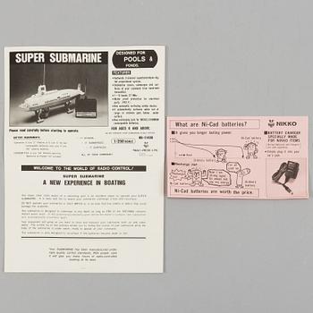 NIKKO, Hovercraft & Submarine, 1980's.