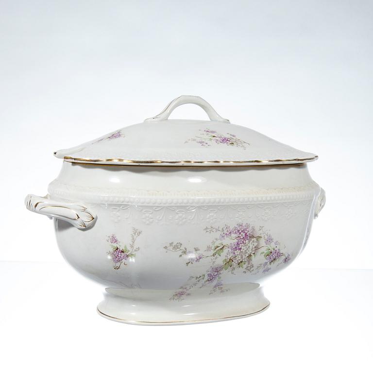 SERVIS, 29 delar, porslin, Kuznetsov, Ryssland kring 1900.
