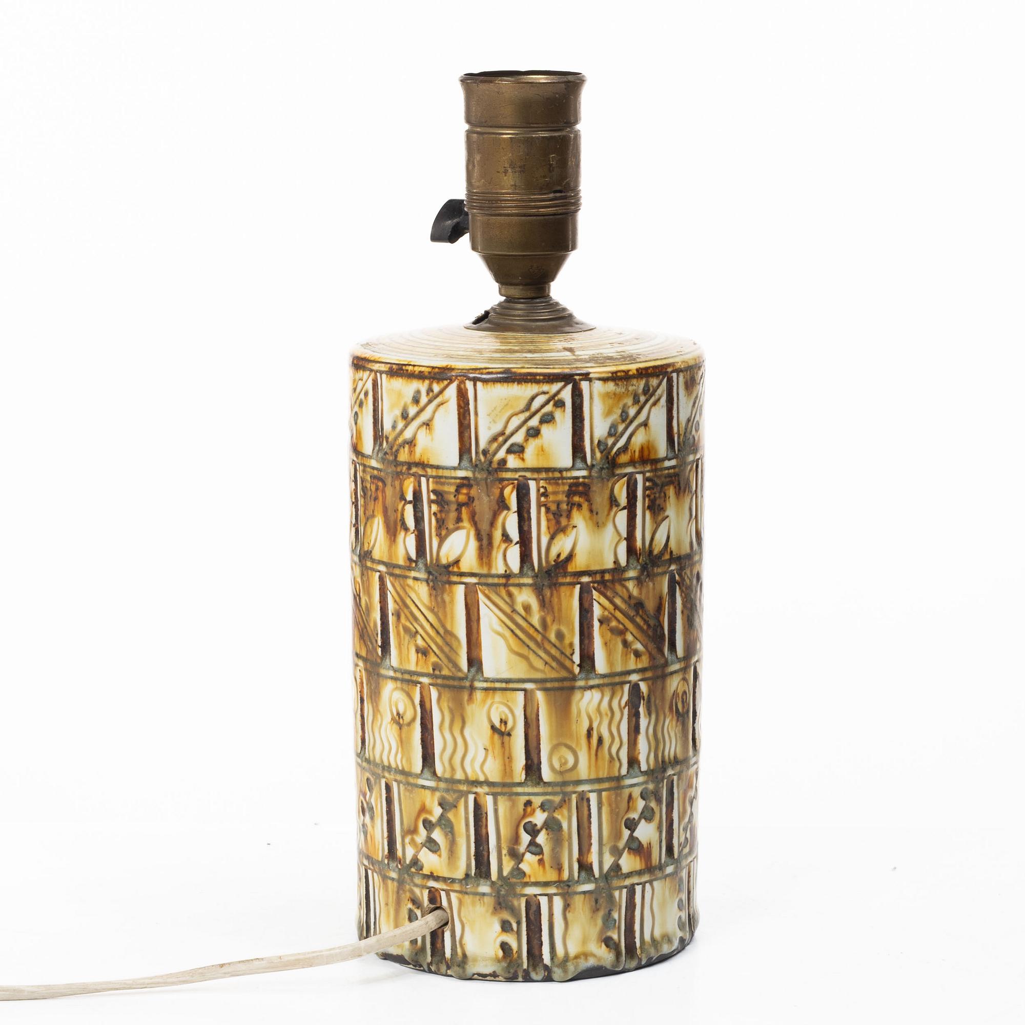 Gertrud Lönegren, a table lamp, Rörstrand.