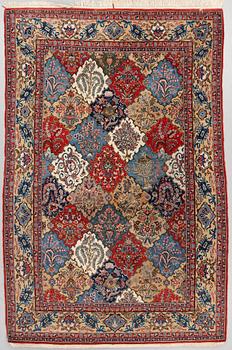 A rug, Old Qum, around 249 x 163 cm.