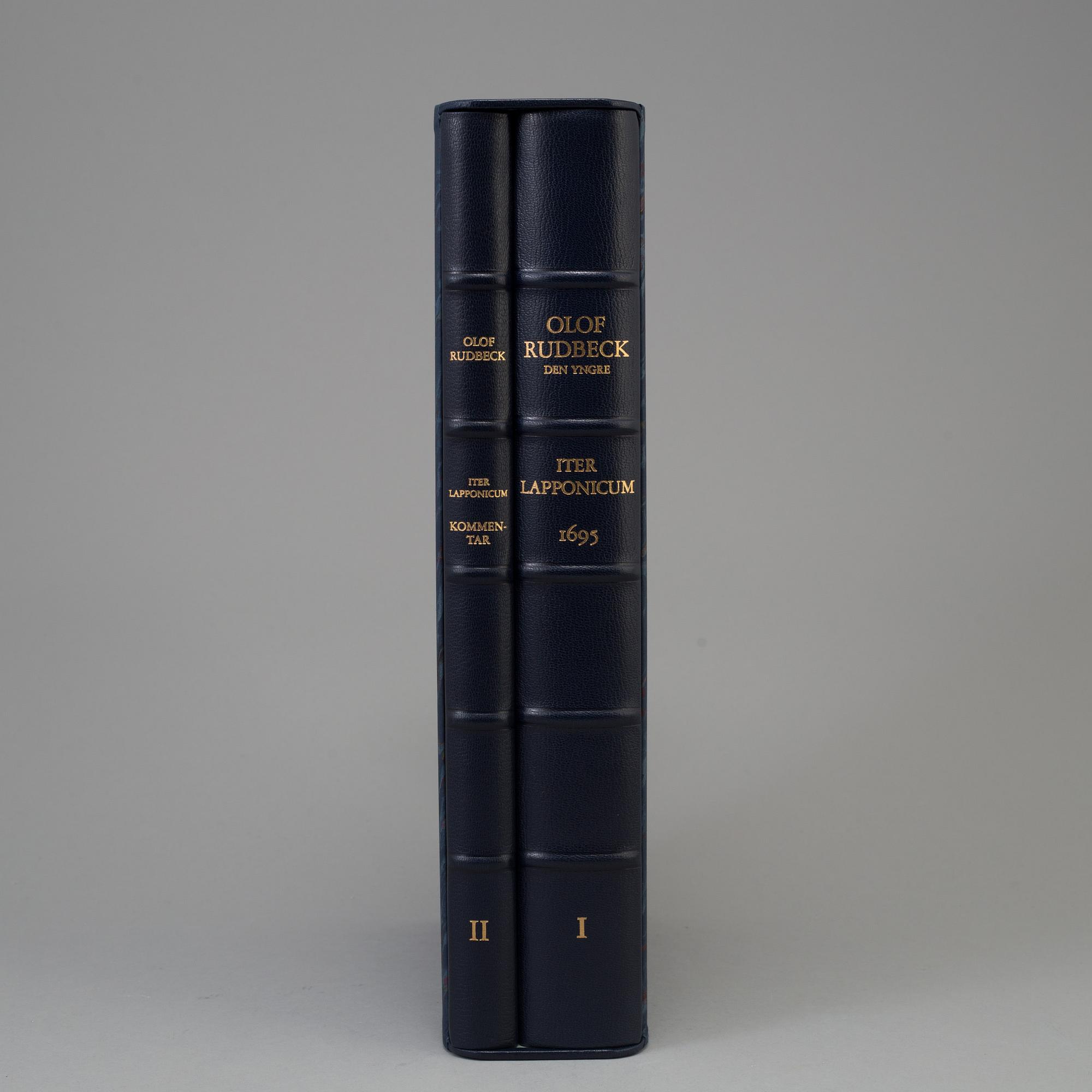 Two books, "Iter Lapponicum",  Olof Rudbeck, 1987. Numbered 1175.