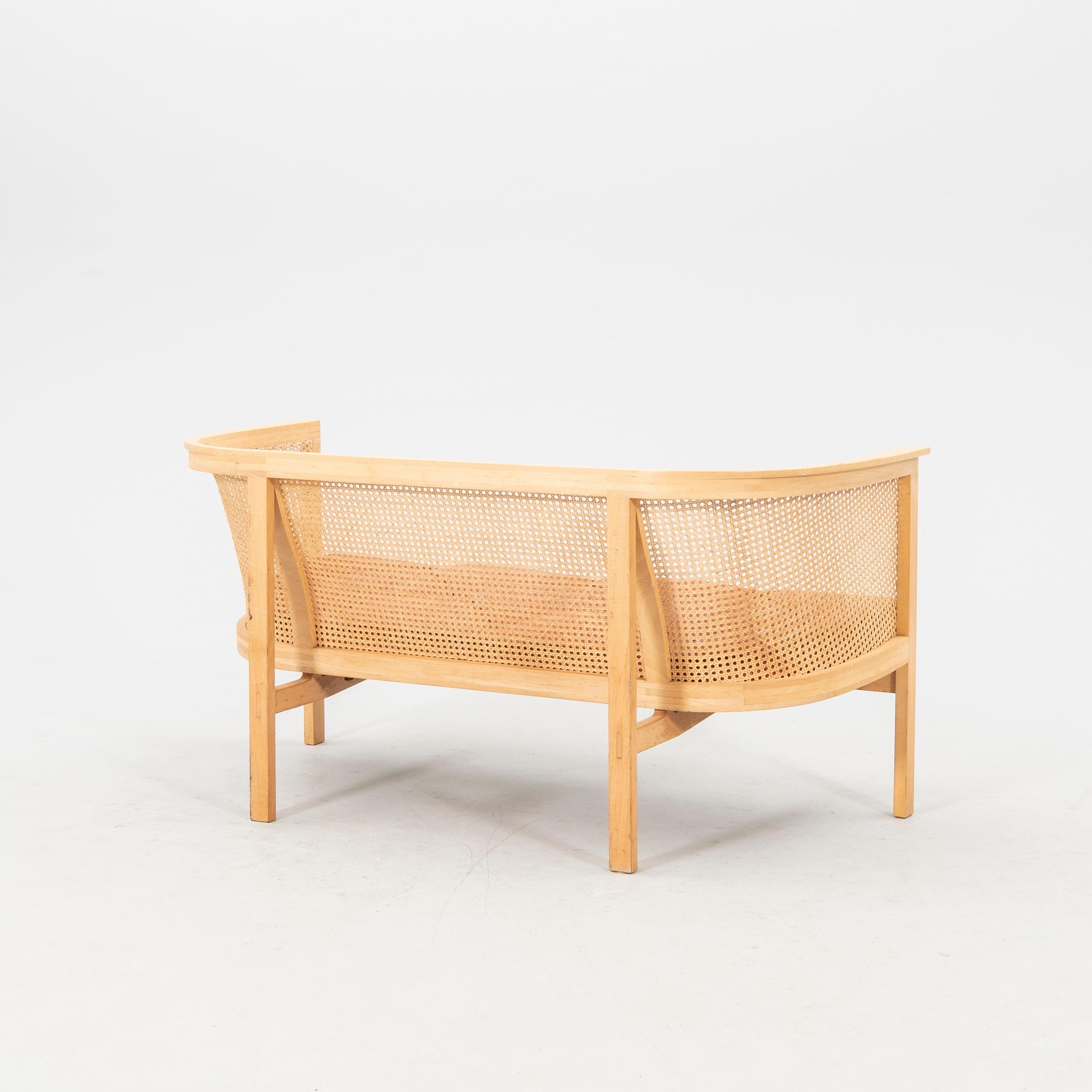 Rud Thygesen & Johnny Sörensen sofa and armchair "Kongeserien" late 20th century.