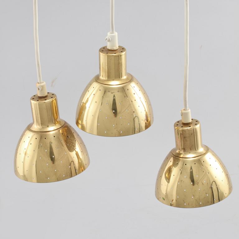 FÖNSTERLAMPOR, 3 st, Hans-Agne Jakobsson, Markaryd, 1900-talets andra hälft, höjd ca 11 cm.