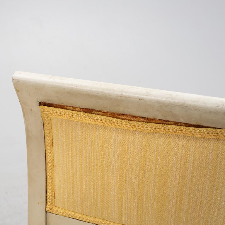 Four chairs, late Gustavian style,from  around th year 1900.