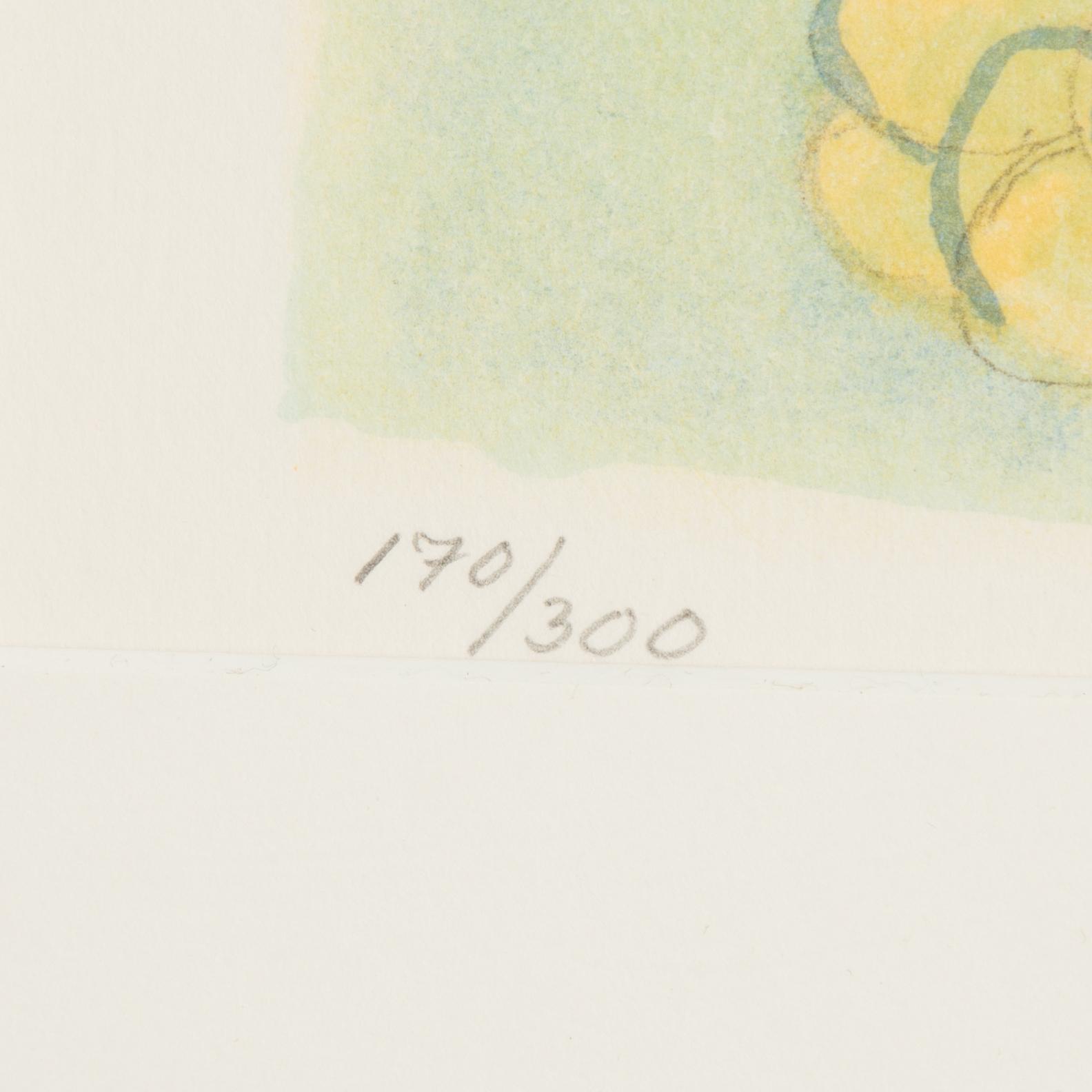 Hilding Linnqvist, Still life with red lily.