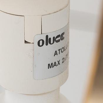 Vico Magistretti, bordslampa, "Atollo 239 Or", Oluce, Italien.