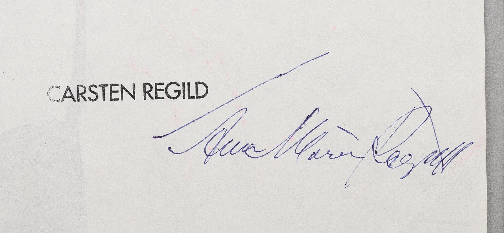 Carsten Regild, drawings, 3 pcs.