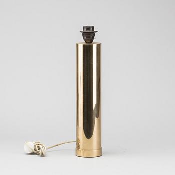 A BRASS TABLE LAMP BY BERGBOMS, second half of the 20th century.