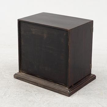 A Chinese hardwood cabinet, later part of the 20th Century.