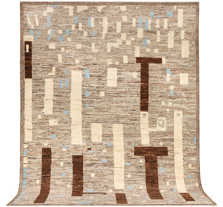 A Morocco carpet, c. 374 x 278 cm.