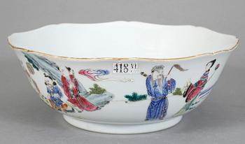 SKÅL, porslin, Kina, omkring 1900 med Daoguangs sigill.