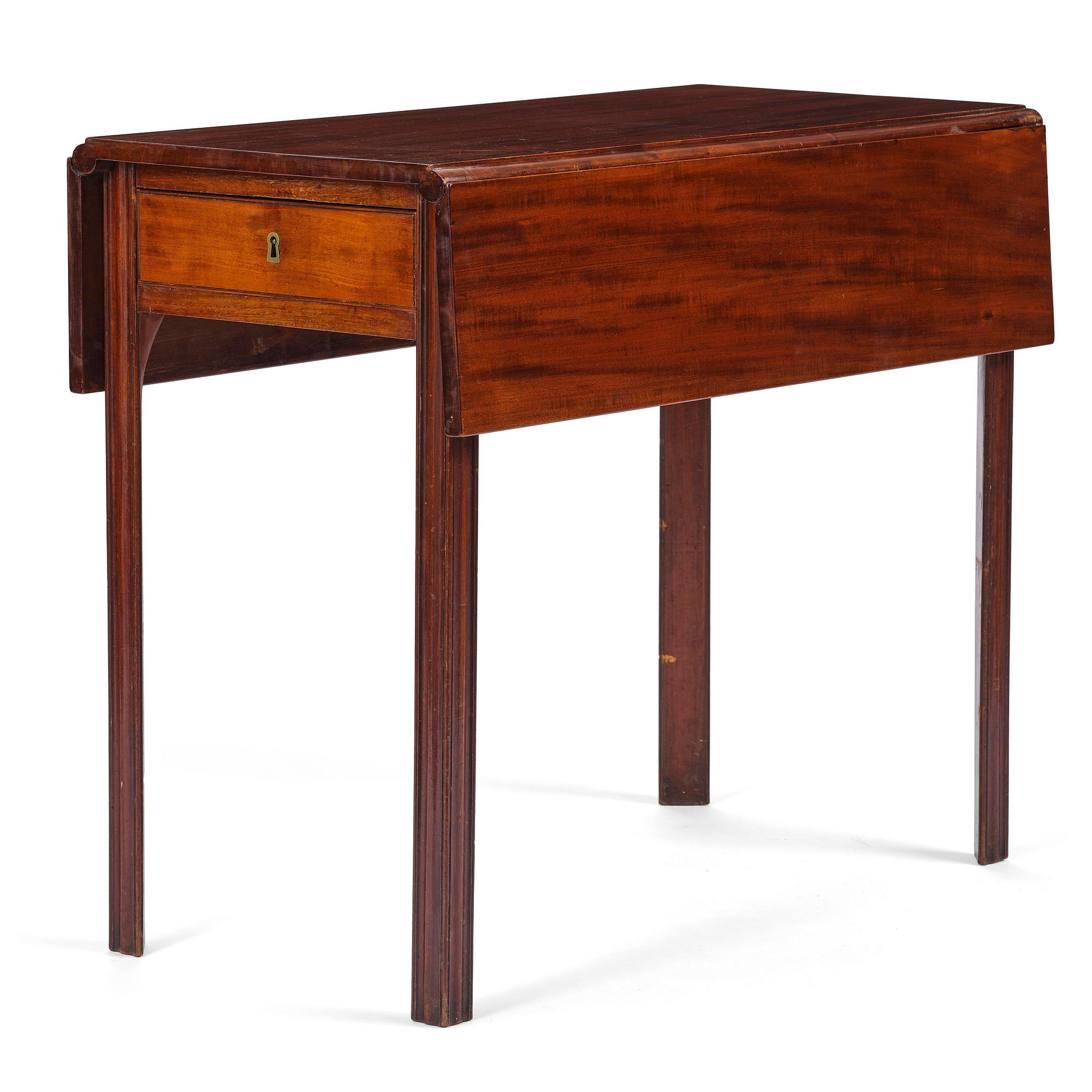 A late gustavian mahogny table.