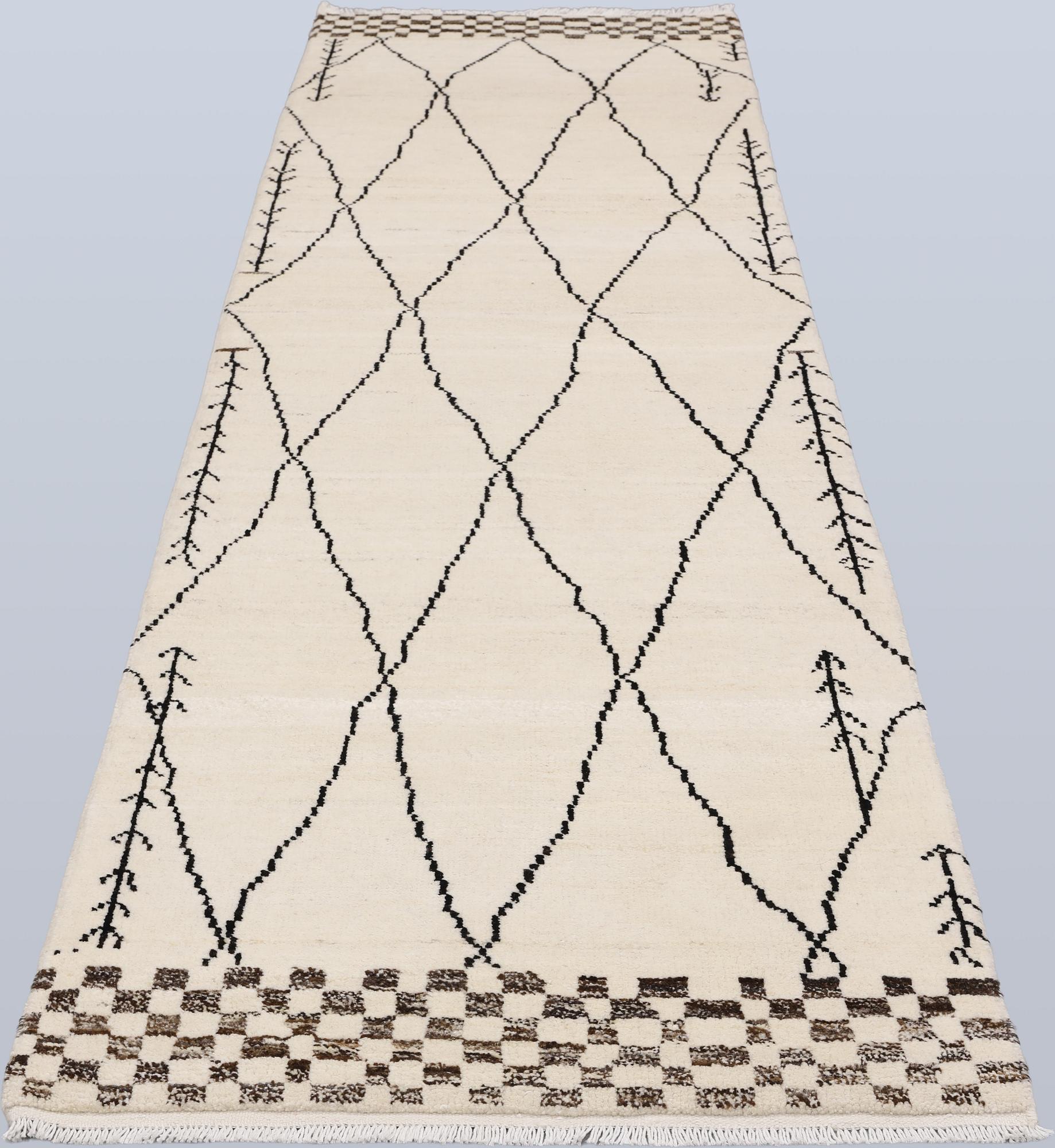 Matta, Marocko, gallerimodell, 294 x 79 cm.