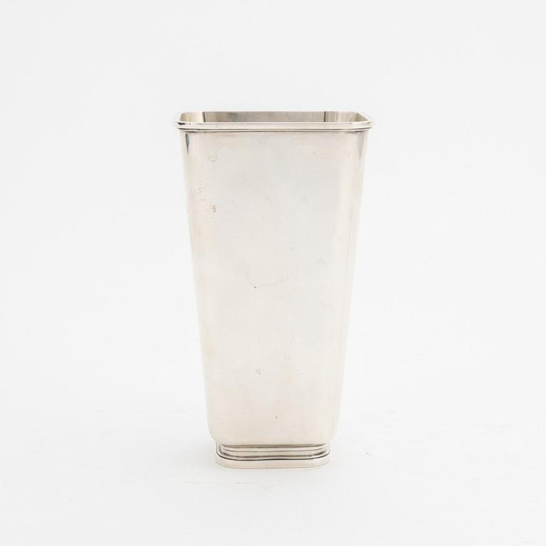 A silver vase from Atelier Borgila, Stockholm 1959.