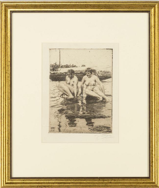 Anders Zorn, "Mina modeller" (My models).