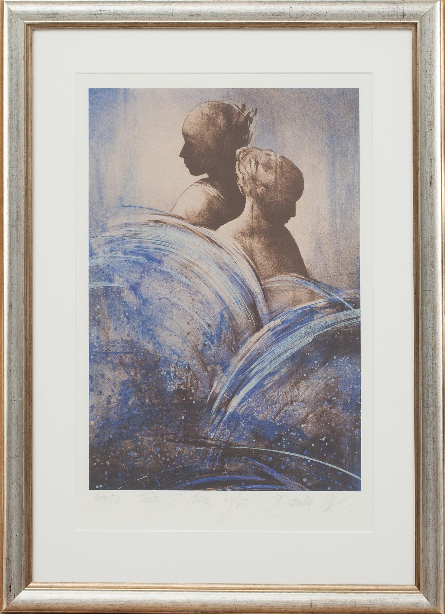 DANKA JAWORSKA, färglitogafi signerad.