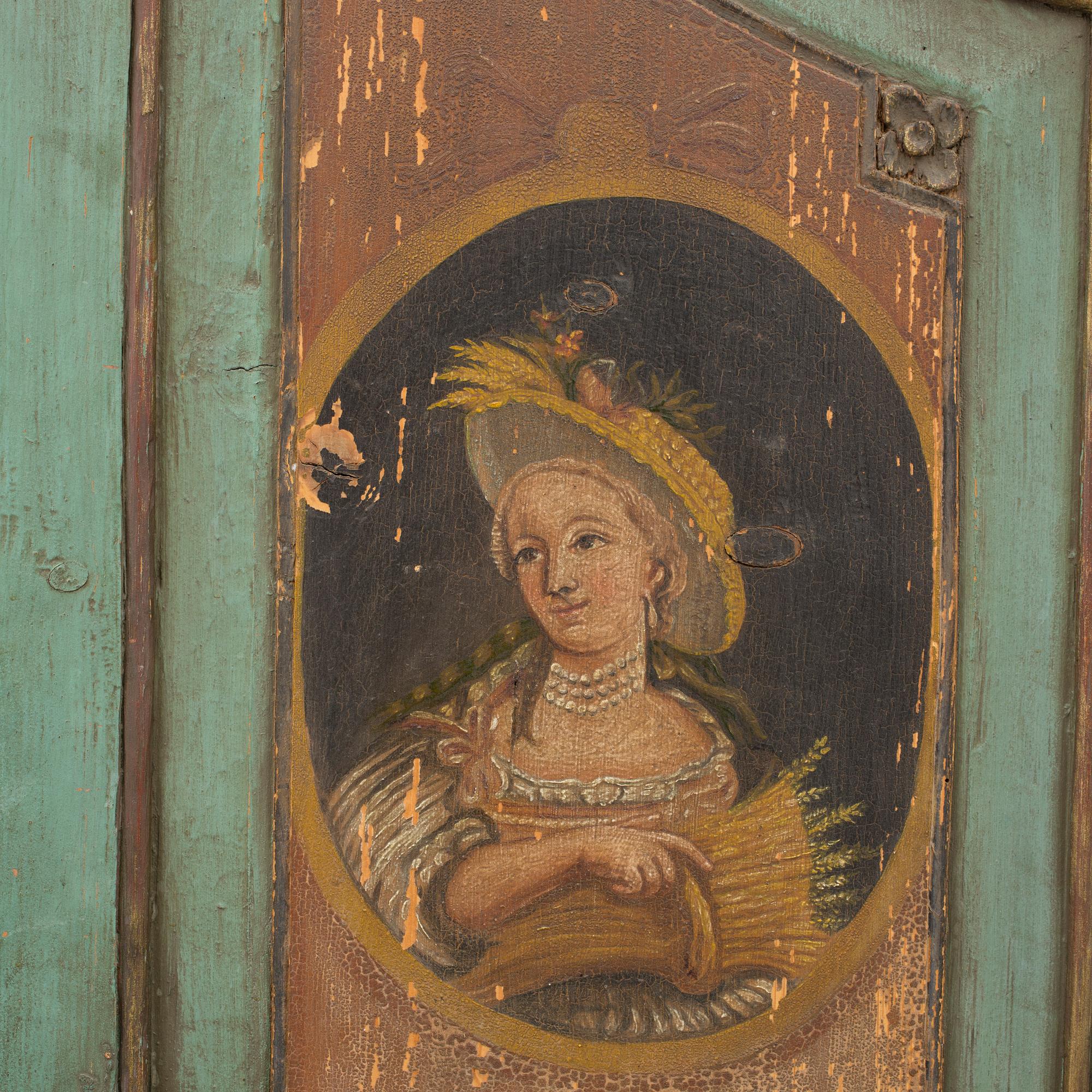 SKÅP, Sydtyskland. Troligen Tölz, 1700-talets andra hälft.