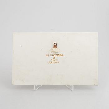 Börje Skohg, väggplaketter, tre stycken, stengods, Gustavsberg/Gustavsberg studio, 1970-tal.