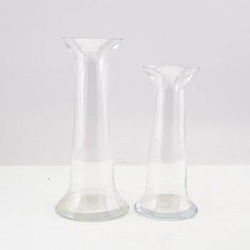 Jan & Berit Johansson, vases/decanter 5 pcs glass.