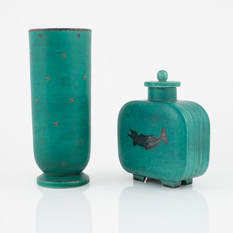 Wilhelm Kåge, vas och lockurna, Argenta.