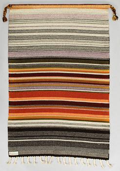 Elsa Montell-Saanio, a Raanu textile 'Campfire' from Lapland. Ca 129 x 85 cm.