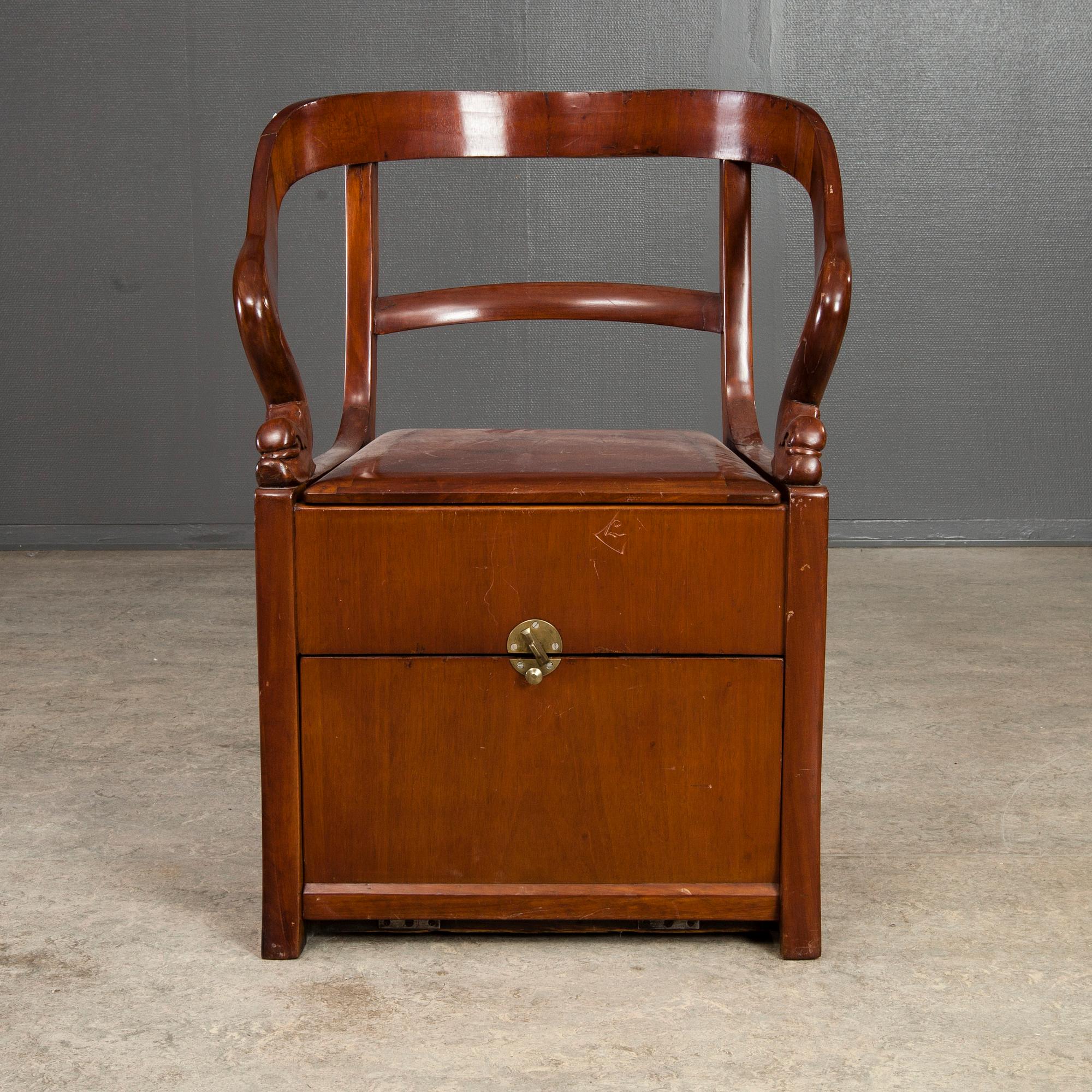 POTTSTOL, empire, 1800-talets första hälft.